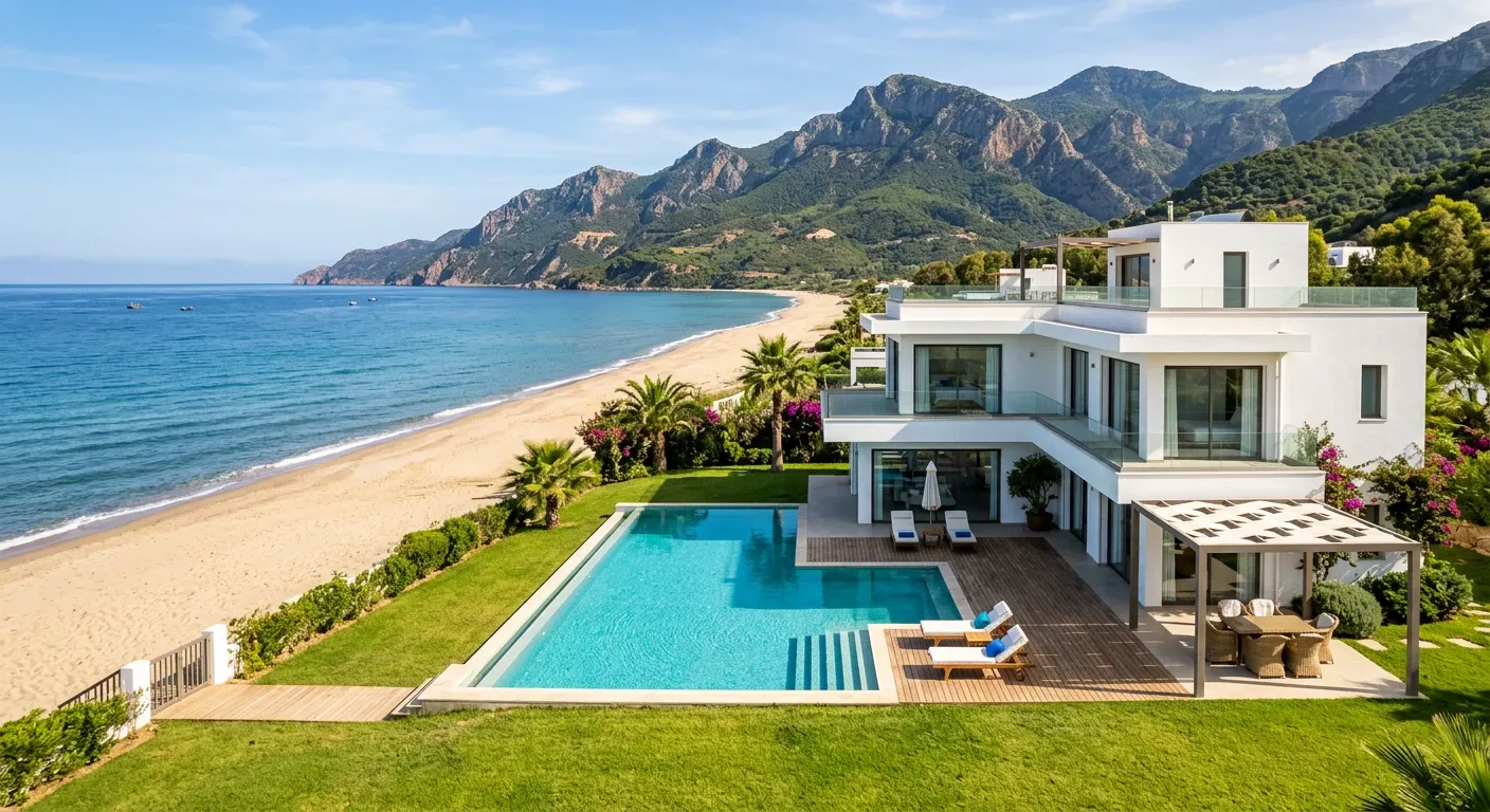 Villa pieds dans l’eau avec piscine en location vacances à Tichy, Béjaïa